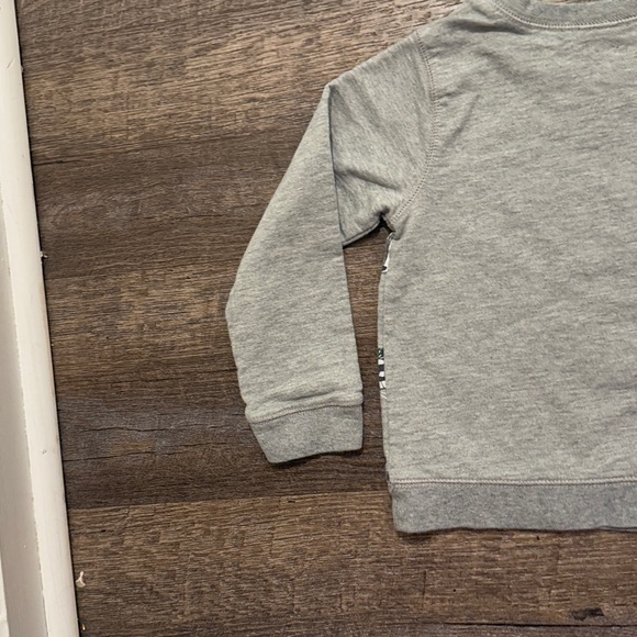 Tea Collection 100% Cotton Heather Grey Raccoon Graphic Pullover Sweatshirt - Picture 9 of 11